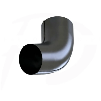 Kolano KROP STAL Ø90 mm pod zadany kąt – grafitowy RAL 7016